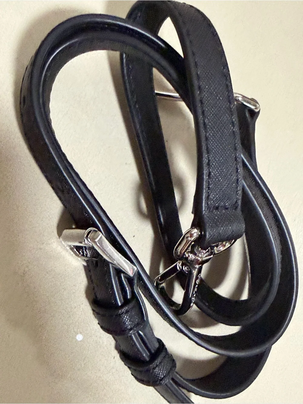 Michael Kors Black crossbody Leather Adjustable Shoulder Strap